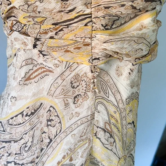 BCBGMAXAZRIA Y2K silk paisley tank - Picture 6 of 12